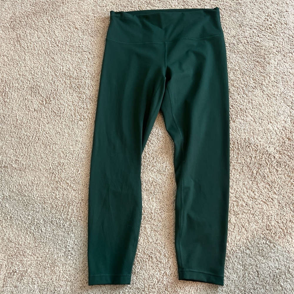 lululemon athletica women’s' High-Rise Leggings dark Green size 12